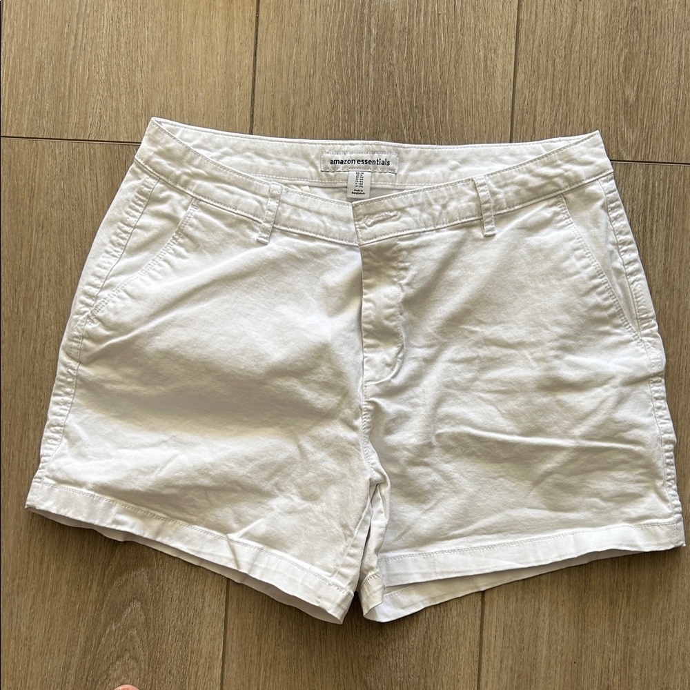 Amazon Essentials Women's White Shorts